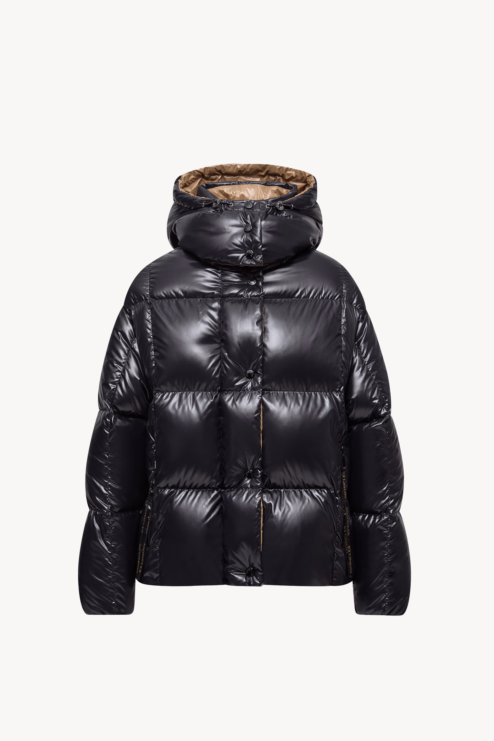 Parana Hooded Short Down Jacket Women Black Moncler 2